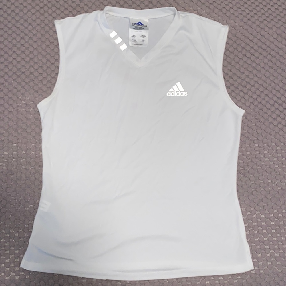 adidas Womens Jersey Logo Tank Top Workout